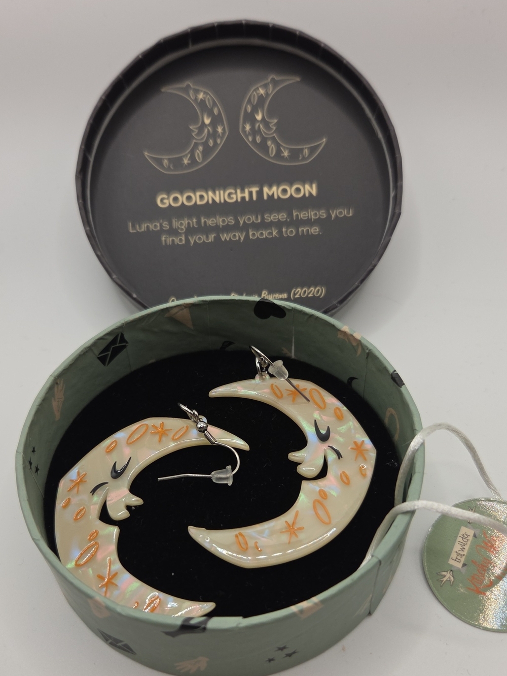 Erstwilder Goodnight Moon Earings